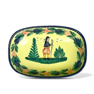 QUIMPER Soleil Yellow Butter Tray